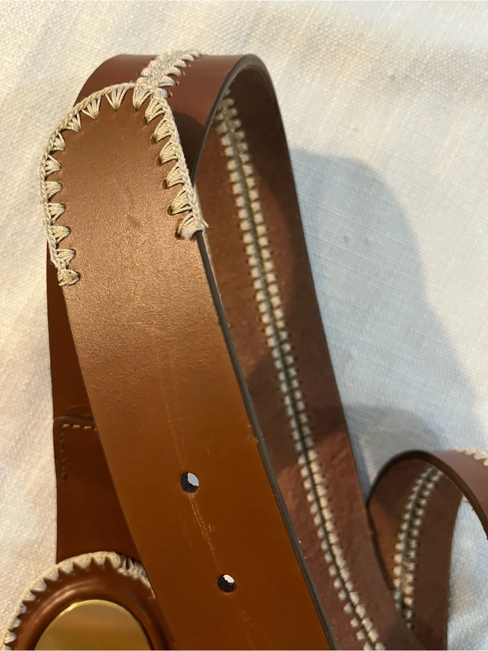 Chicos brown leather